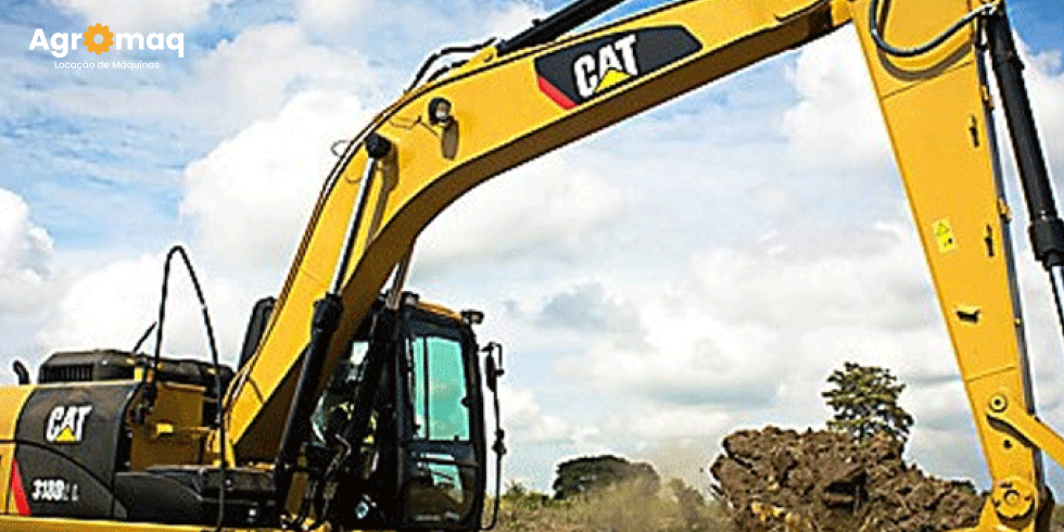 Escavadeira para construção civil