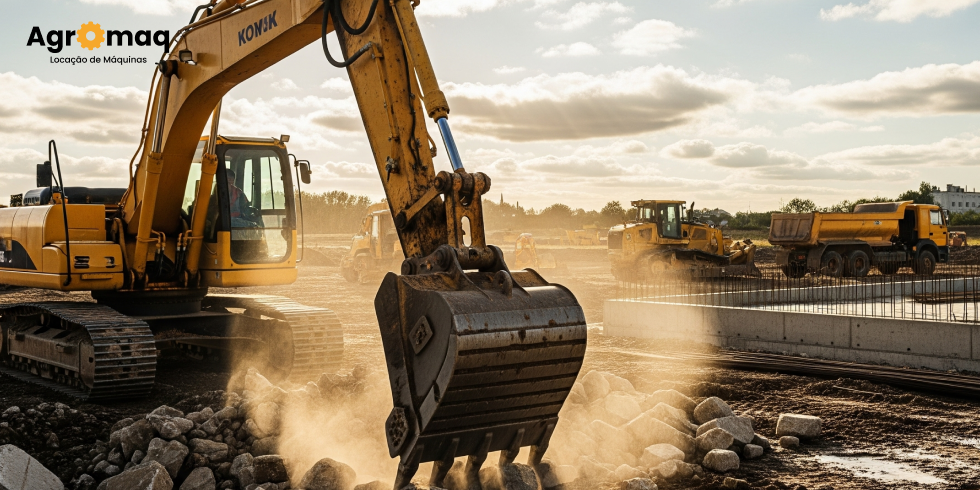 Canteiros de Obra em Áreas Remotas: Como Tratores e Escavadeiras Ajudam na Preparação  
