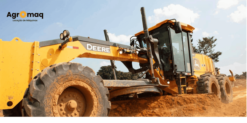 Locação de Máquinas Pesadas, Aluguel de Escavadeiras, Motoniveladoras e Tratores
