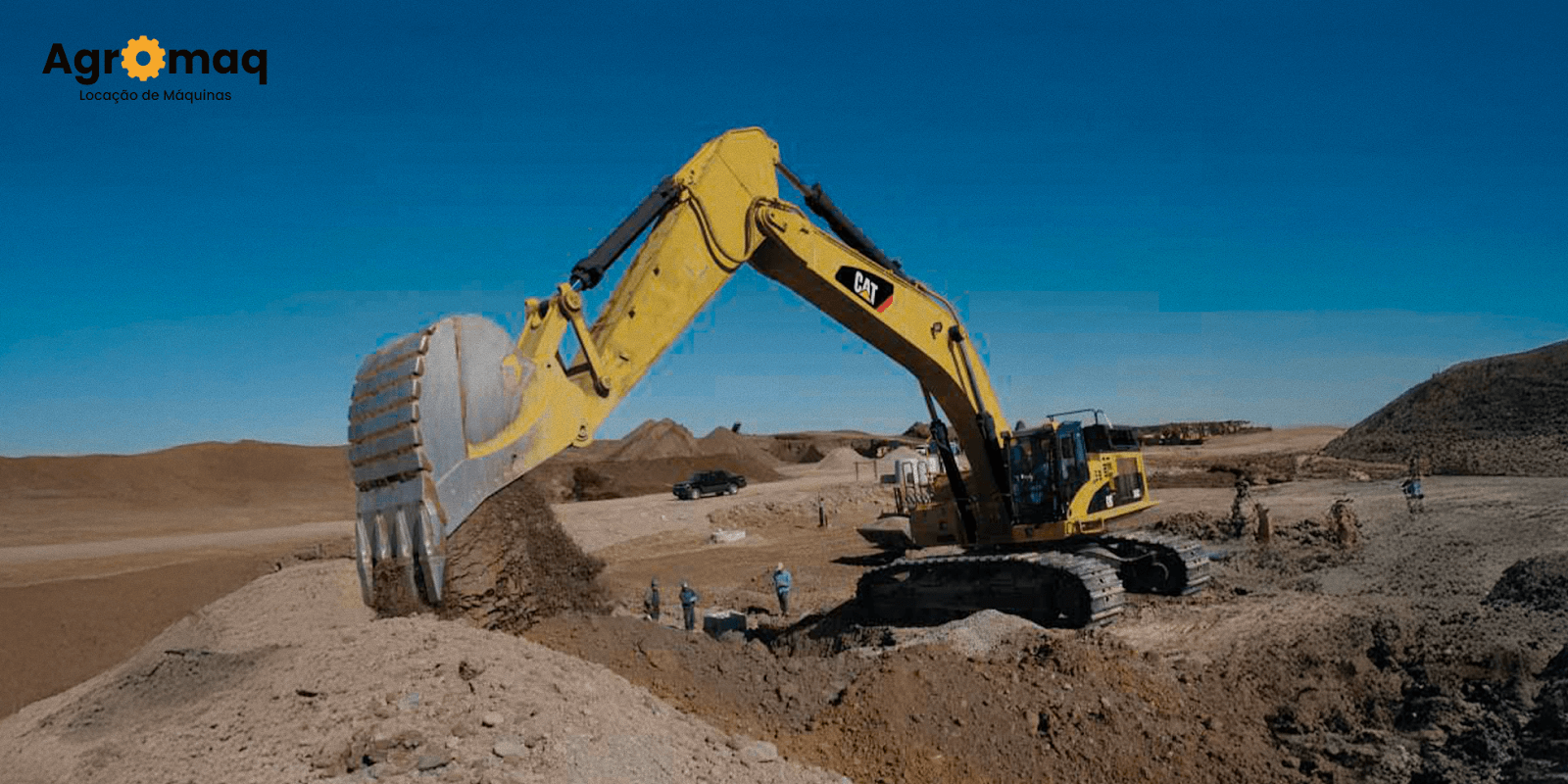 Locação de Máquinas Pesadas, Aluguel de Escavadeiras, Motoniveladoras e Tratores
