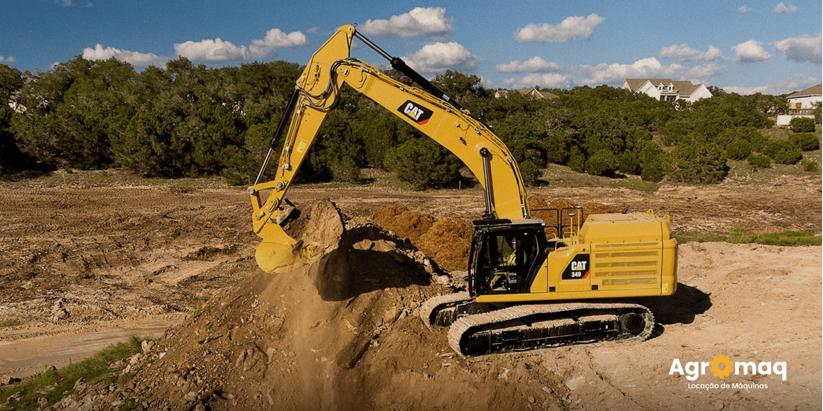 Locação de Máquinas Pesadas, Aluguel de Escavadeiras, Motoniveladoras e Tratores