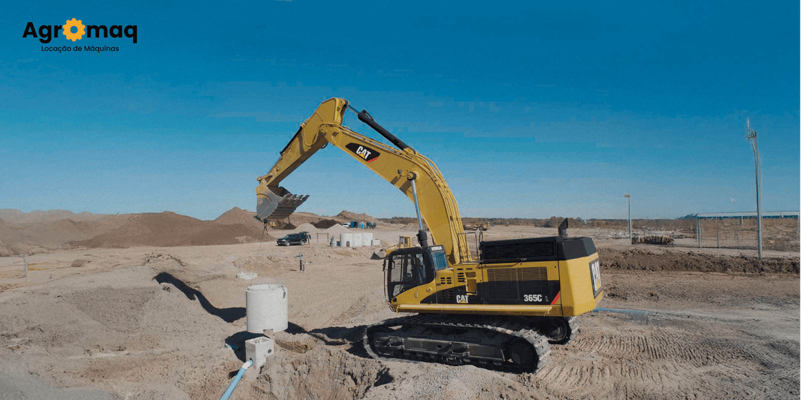 Locação de Máquinas Pesadas, Aluguel de Escavadeiras, Motoniveladoras e Tratores