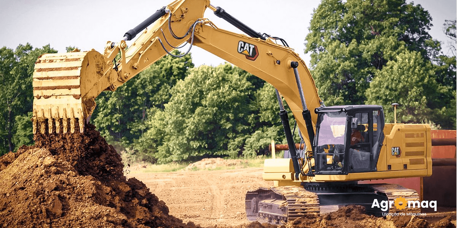 Locação de Máquinas Pesadas, Aluguel de Escavadeiras, Motoniveladoras e Tratores